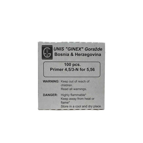 Unis Ginex Small Rifle Primers 100pk